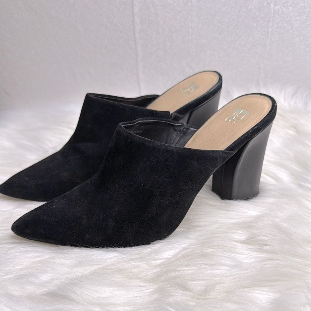 Joe’s Jeans Suede Heeled Mule 9.5